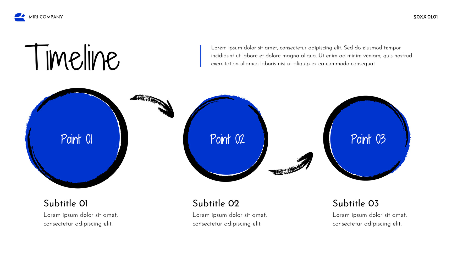 Blue Abstract Strategy Document