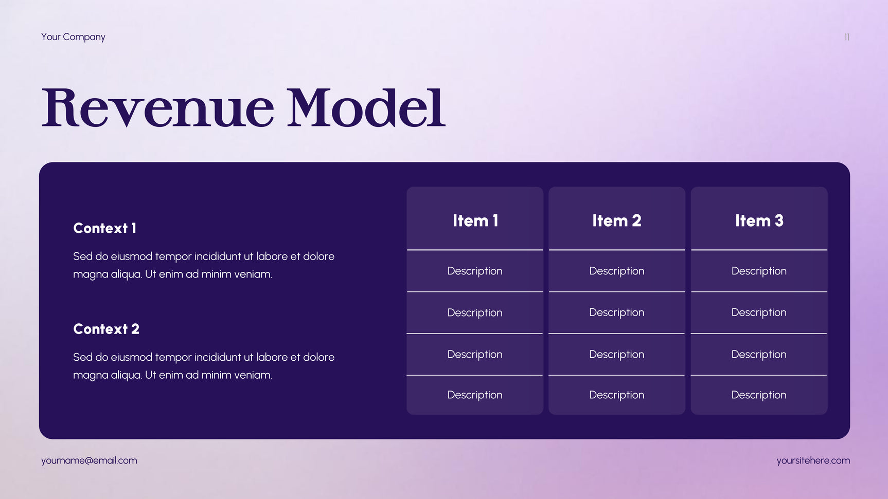 Purple Abstract Startup Pitch