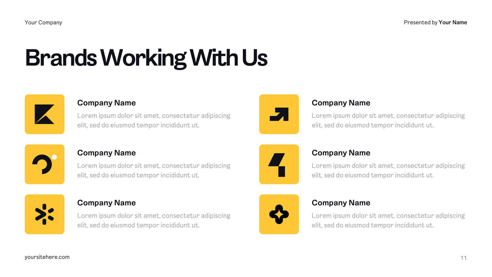 Yellow Modern Advertising Plan