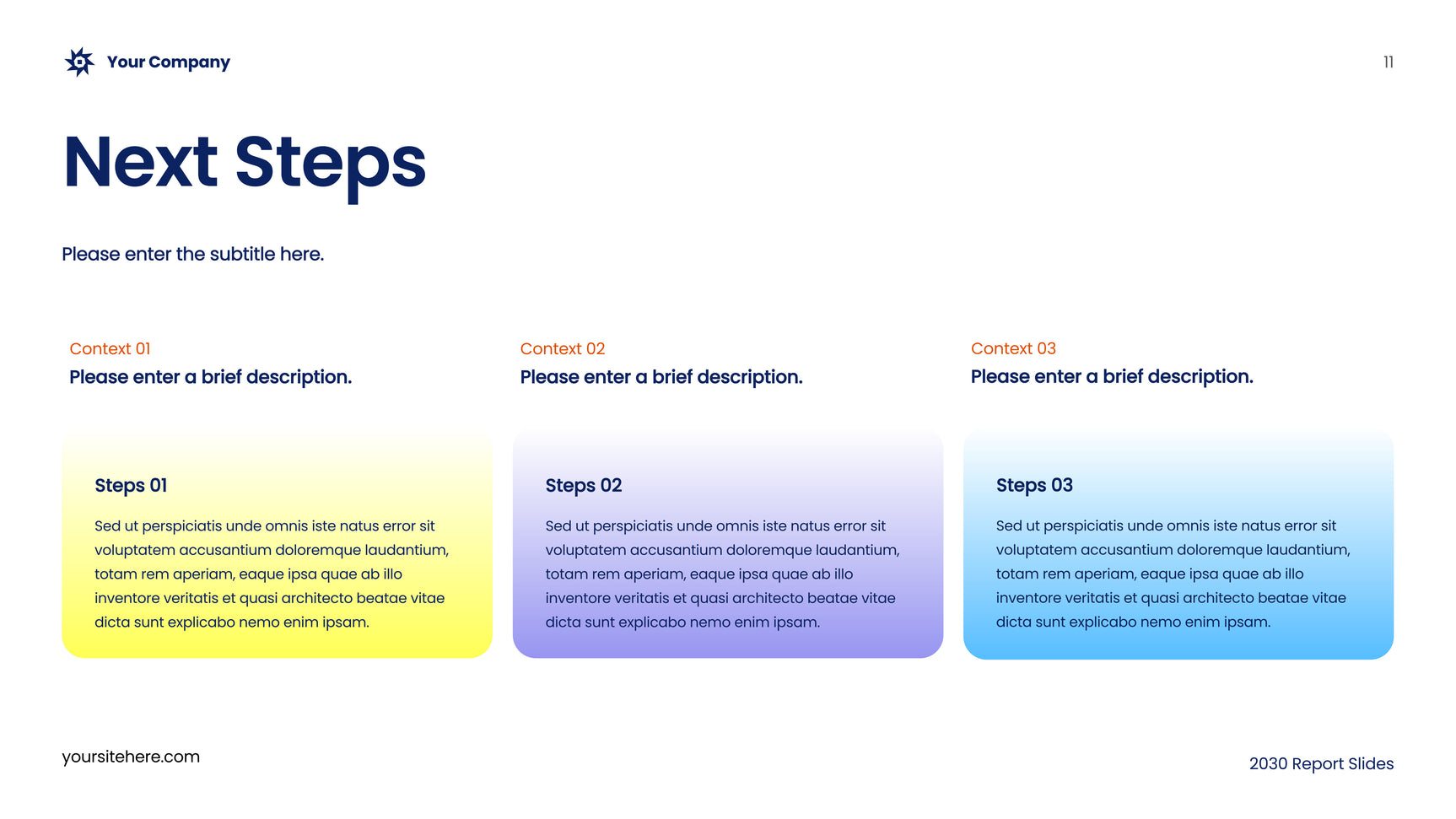Blue Abstract Advertising Report