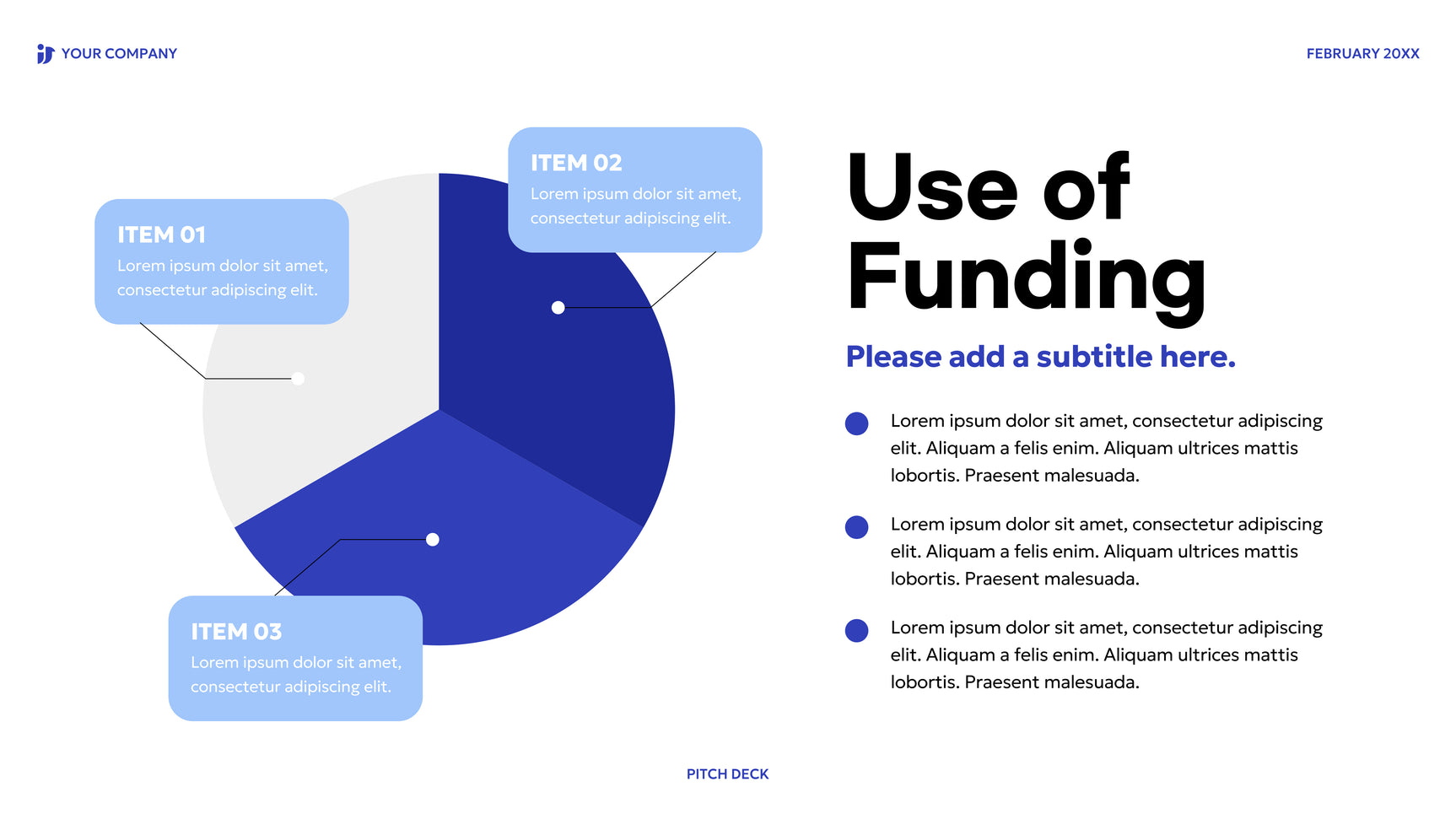 Blue Modern Sales Pitch