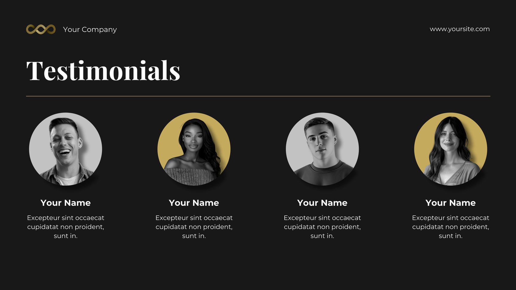 Black And Gold Bold Photocentric Legal Consulting Toolkit Presentation