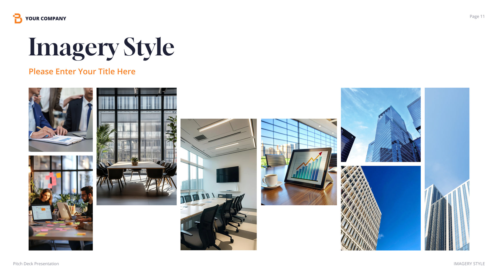 Orange Modern Agency Presentation