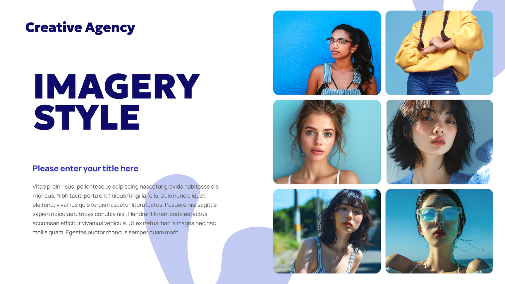 Blue Abstract Agency Advertisement
