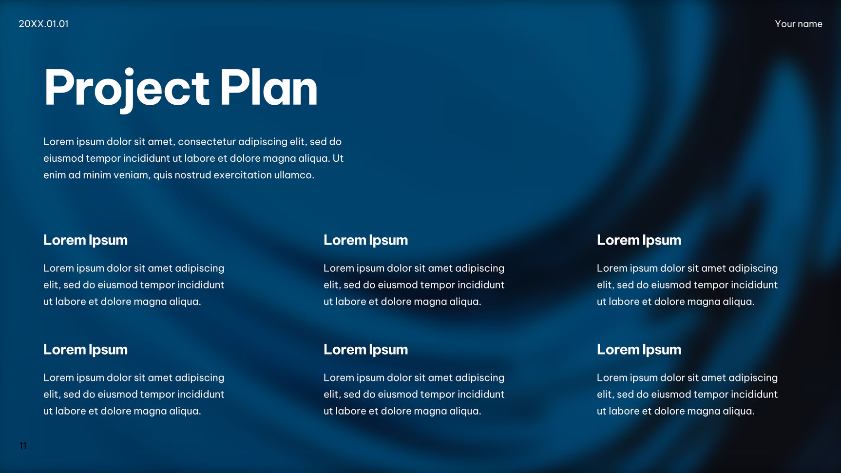 Blue Modern IT Announcement