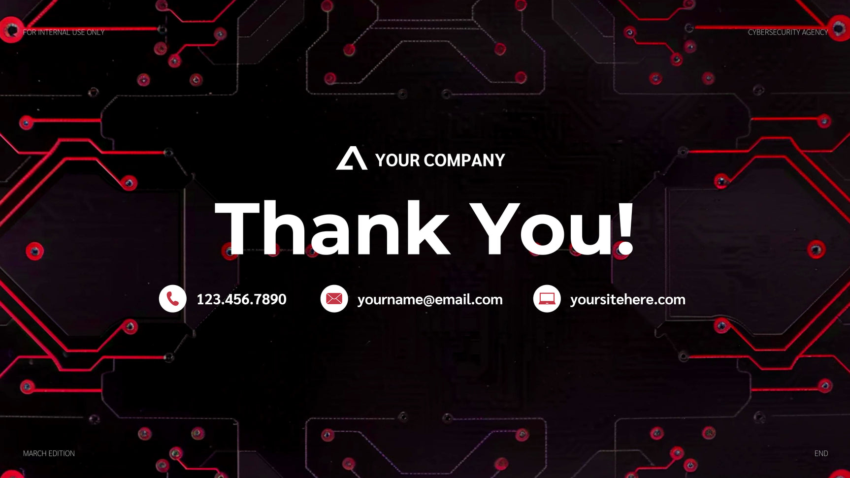 Red Modern Cybersecurity Promotion