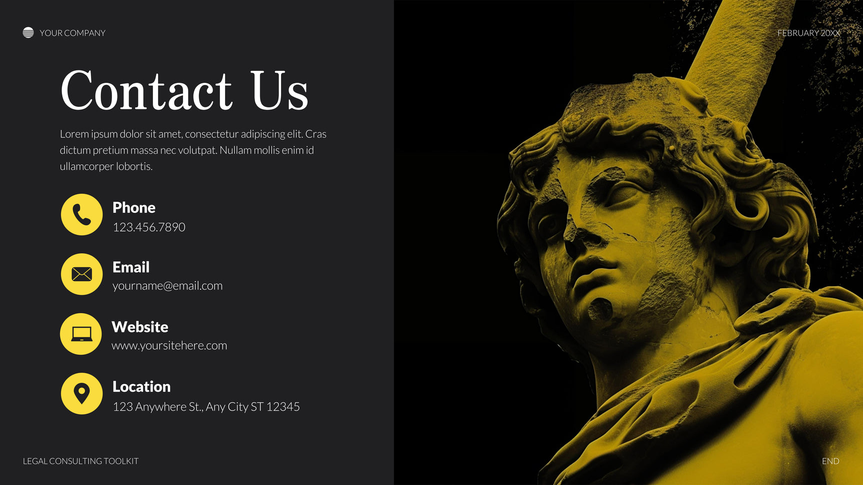 Black Classic Legal Presentation