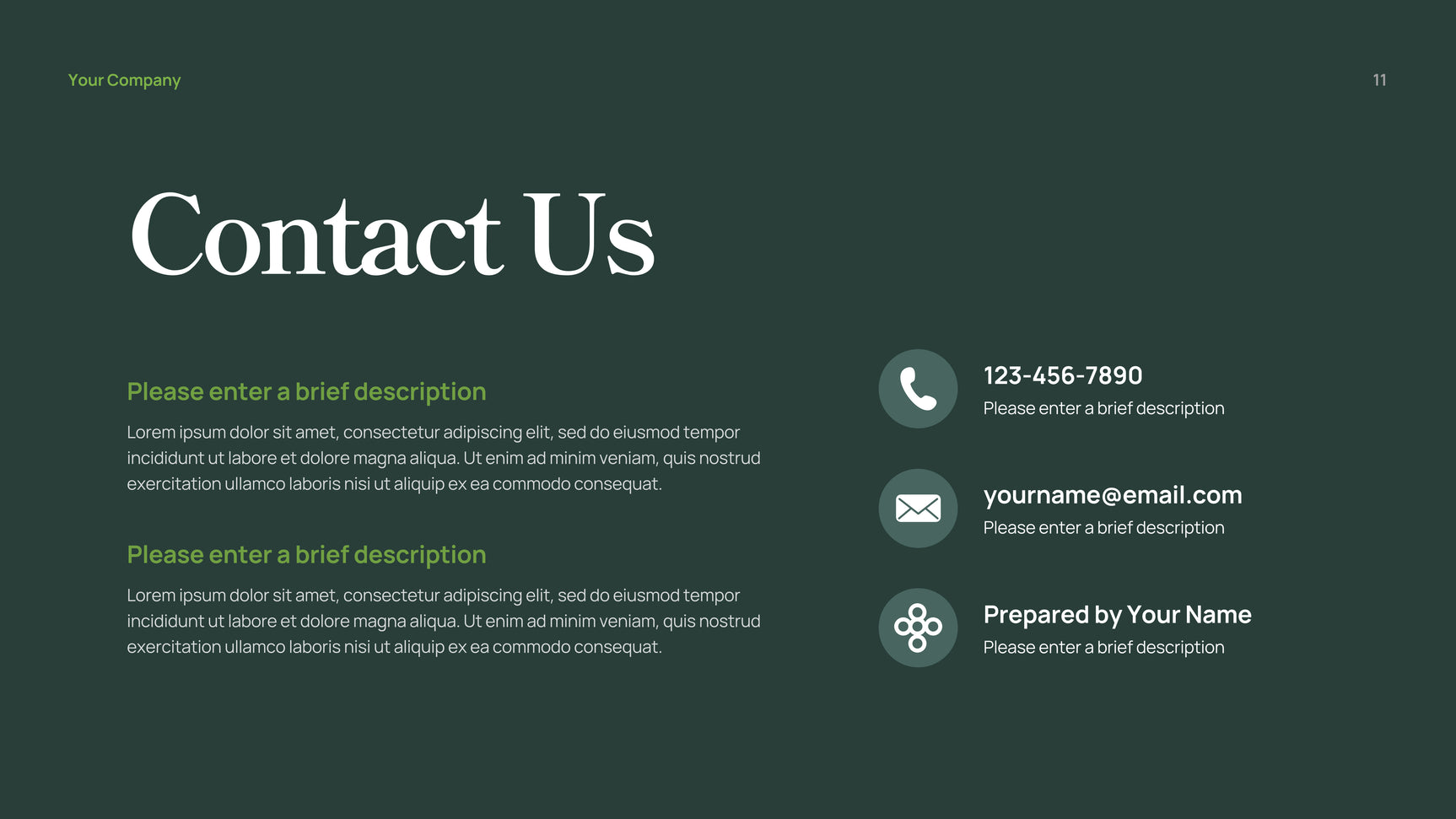 Green Professional Legal Guide