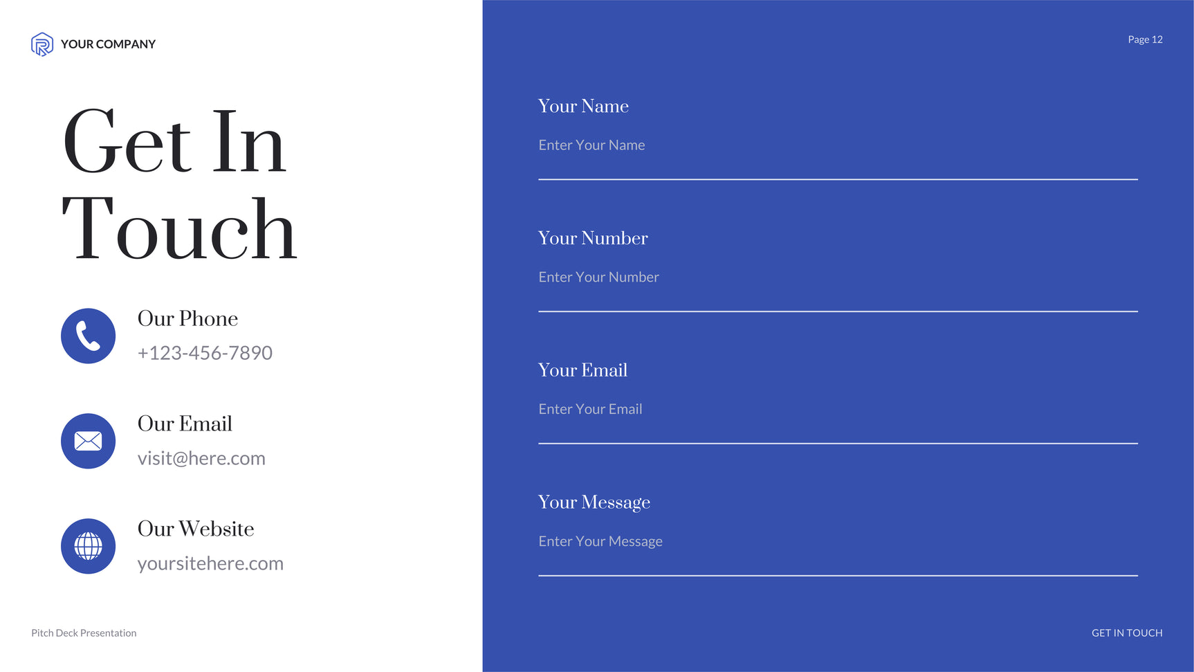 Blue Modern Agency Presentation