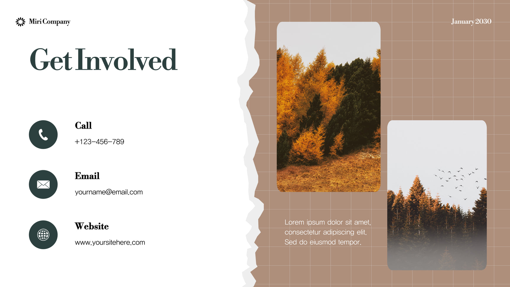 Green Modern Sustainability Presentation