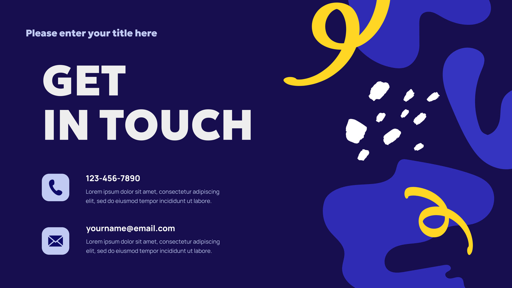 Blue Abstract Agency Advertisement