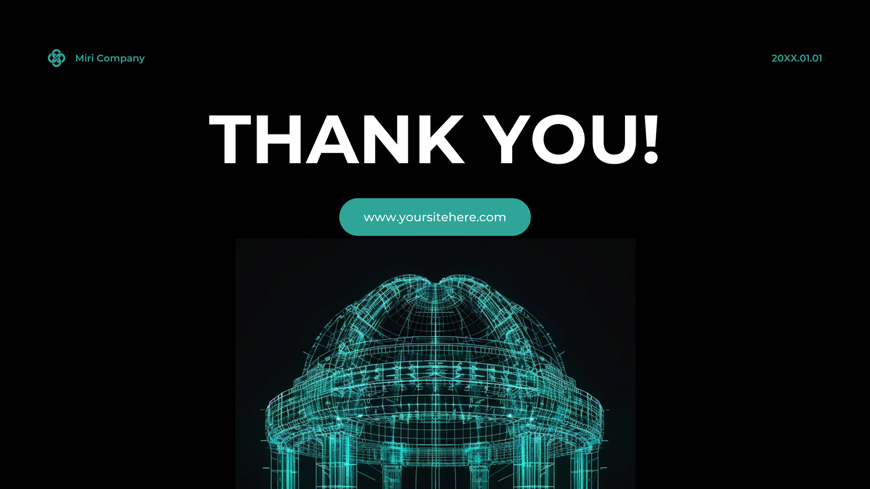 Teal Modern Cybersecurity Advertisement