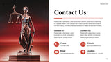 Red Elegant Legal Presentation