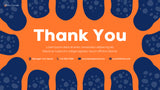 Navy Orange Abstract Health Report