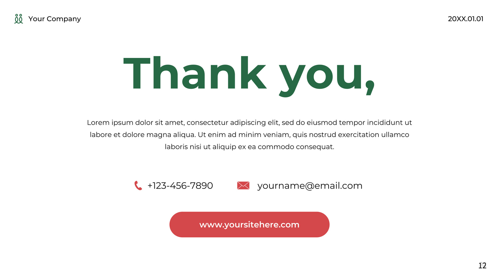 Green Modern Startup Promotion