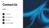 Blue Modern IT Announcement
