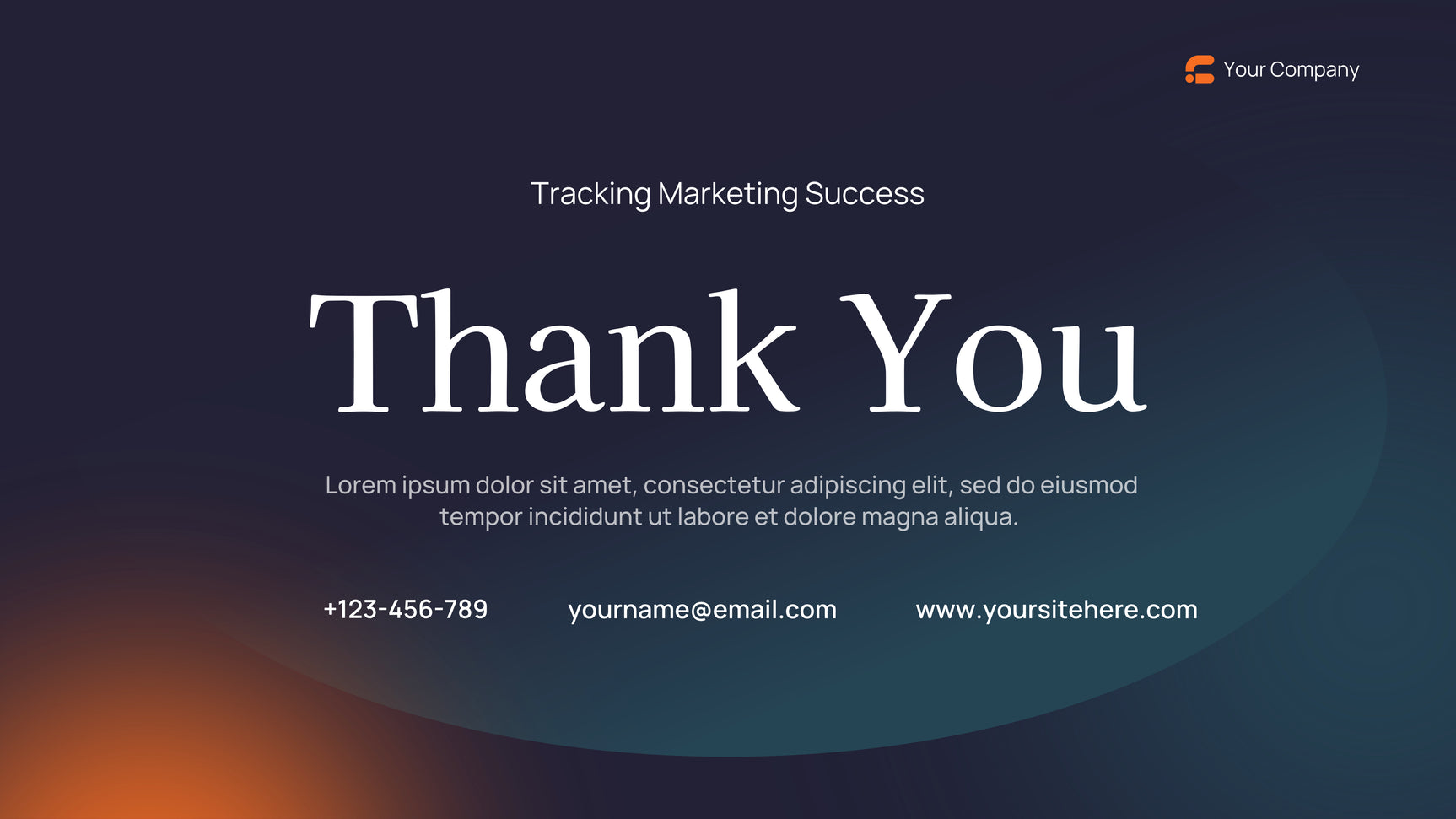Navy Modern Marketing Report