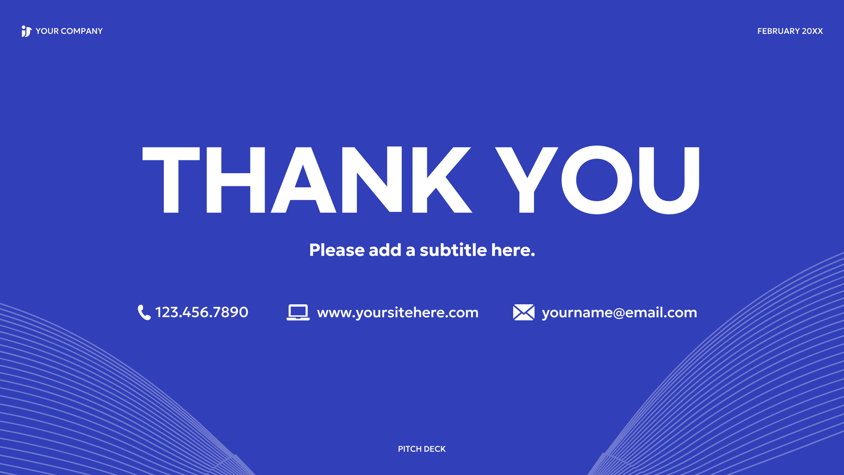 Blue Modern Sales Pitch