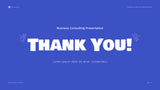 Blue Modern Business Consulting Report Presentation