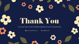Navy Floral Media Report