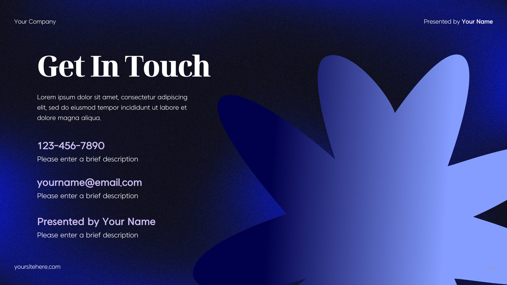 Blue Modern Advertising Plan