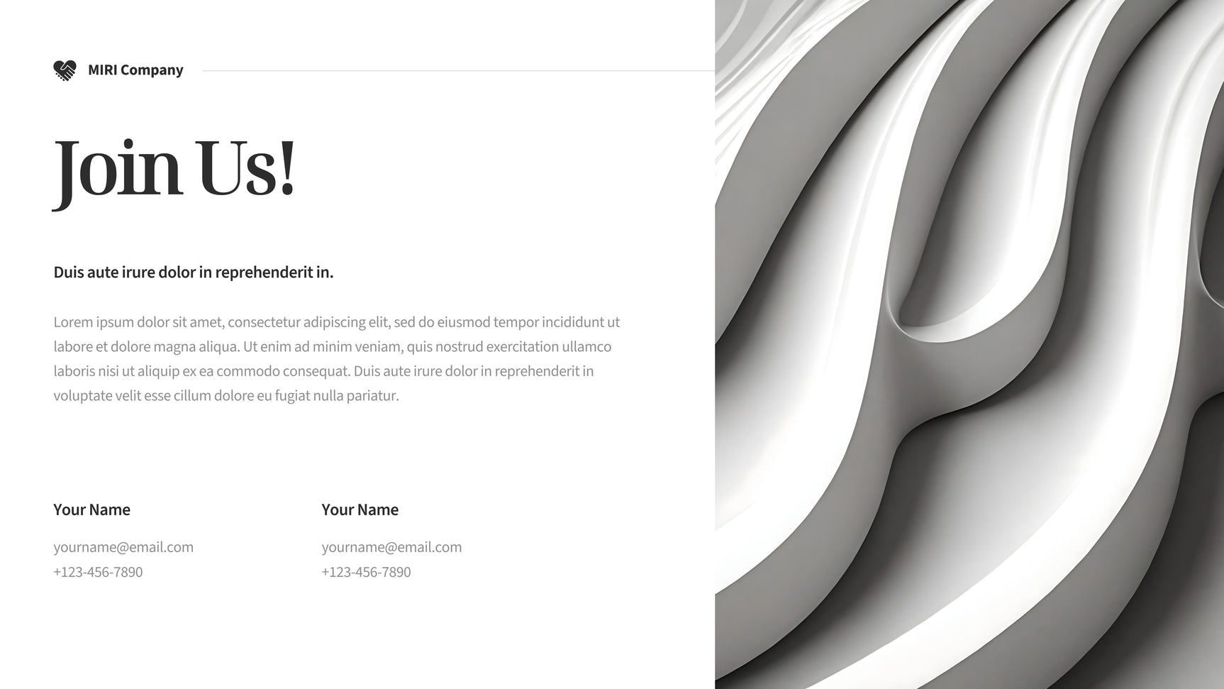 Silver Modern Fundraising Document