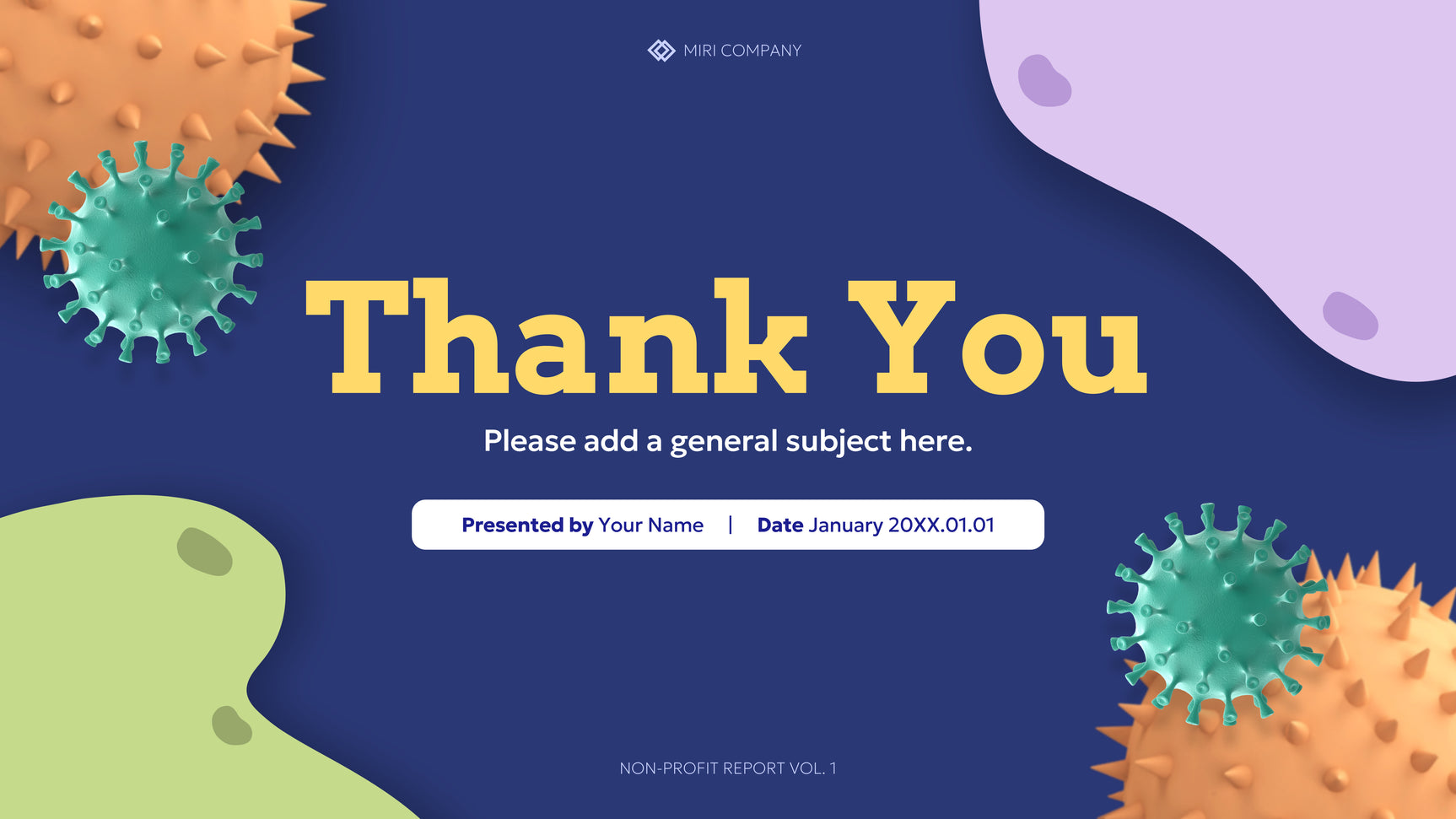 Blue Cute Health Information Report
