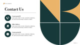 Teal Geometric Marketing Plan