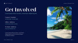 Navy Tropical Nonprofit Organization Presentation