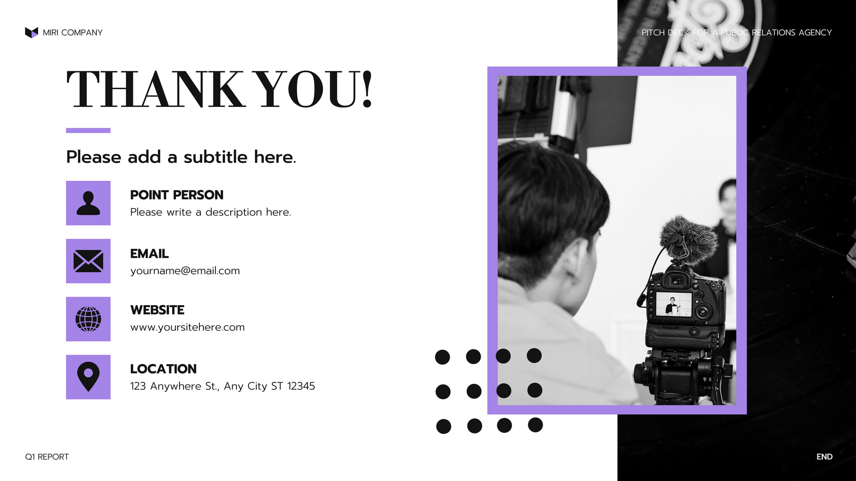 Purple Modern Agency Presentation