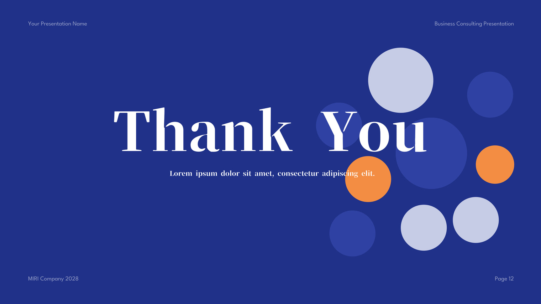 Blue Modern Business Consulting Presentation