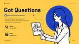 Blue Yellow Modern Onboarding Guide Presentation