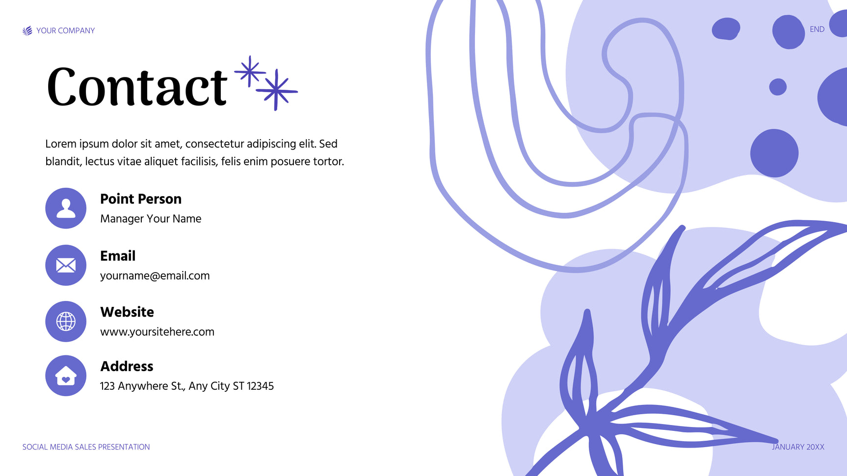 Purple Modern Sales Presentation