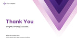 Purple Geometric Business Presentation