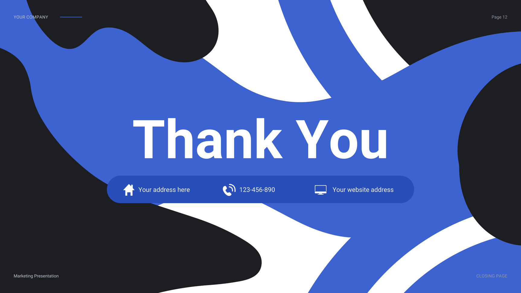 Blue Modern Social Media Report