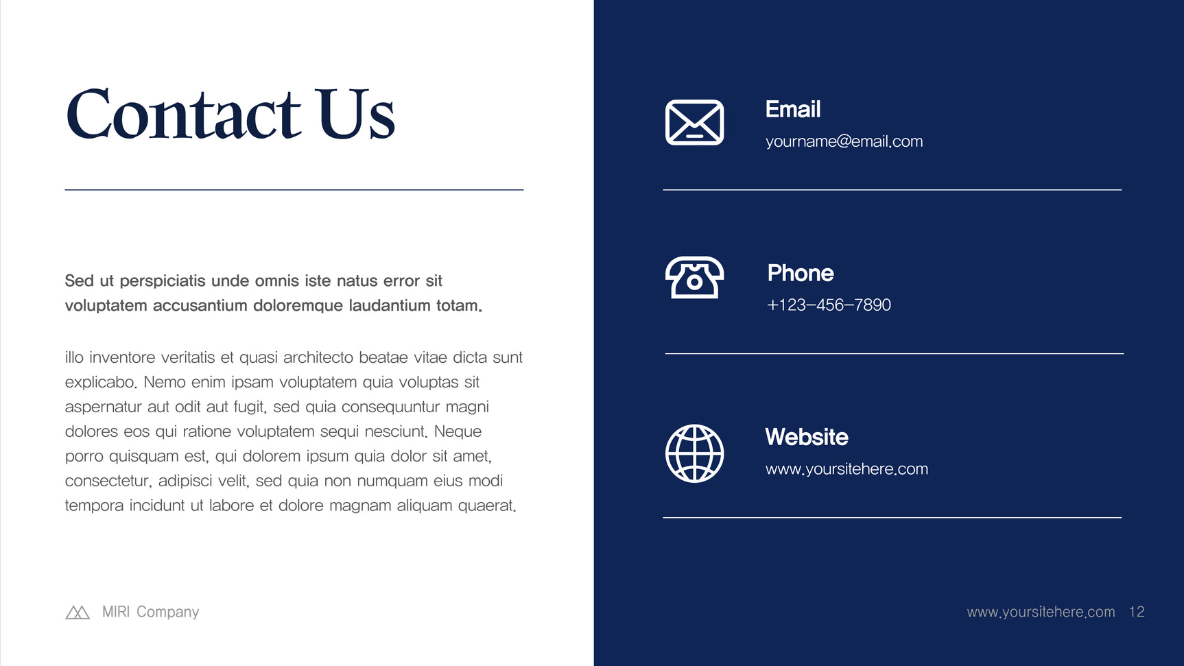 Blue Abstract IT Promotion