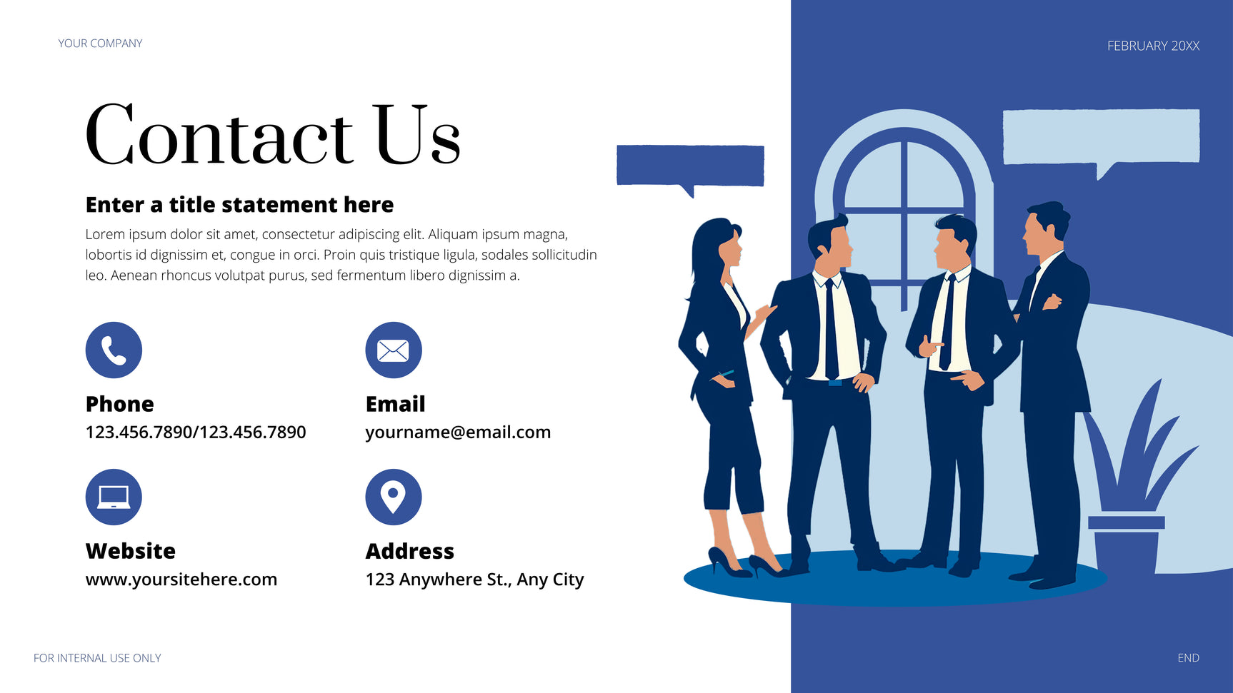 Blue Professional Legal Presentation