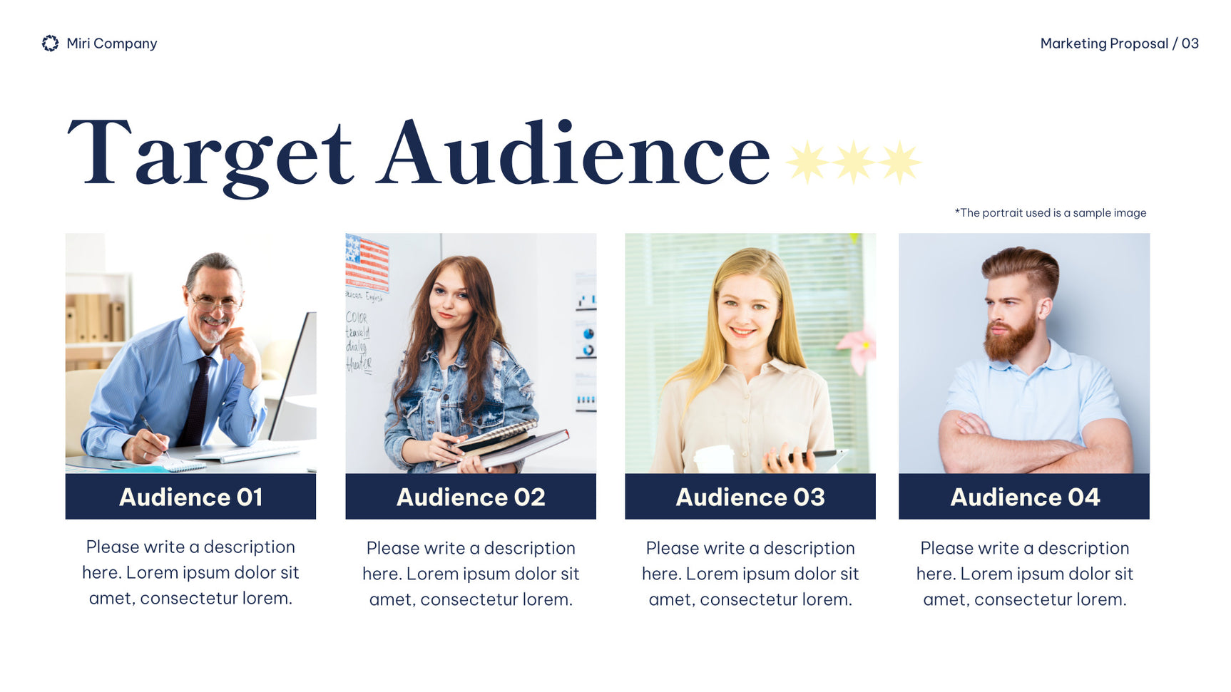 Navy Modern Marketing Proposal Document
