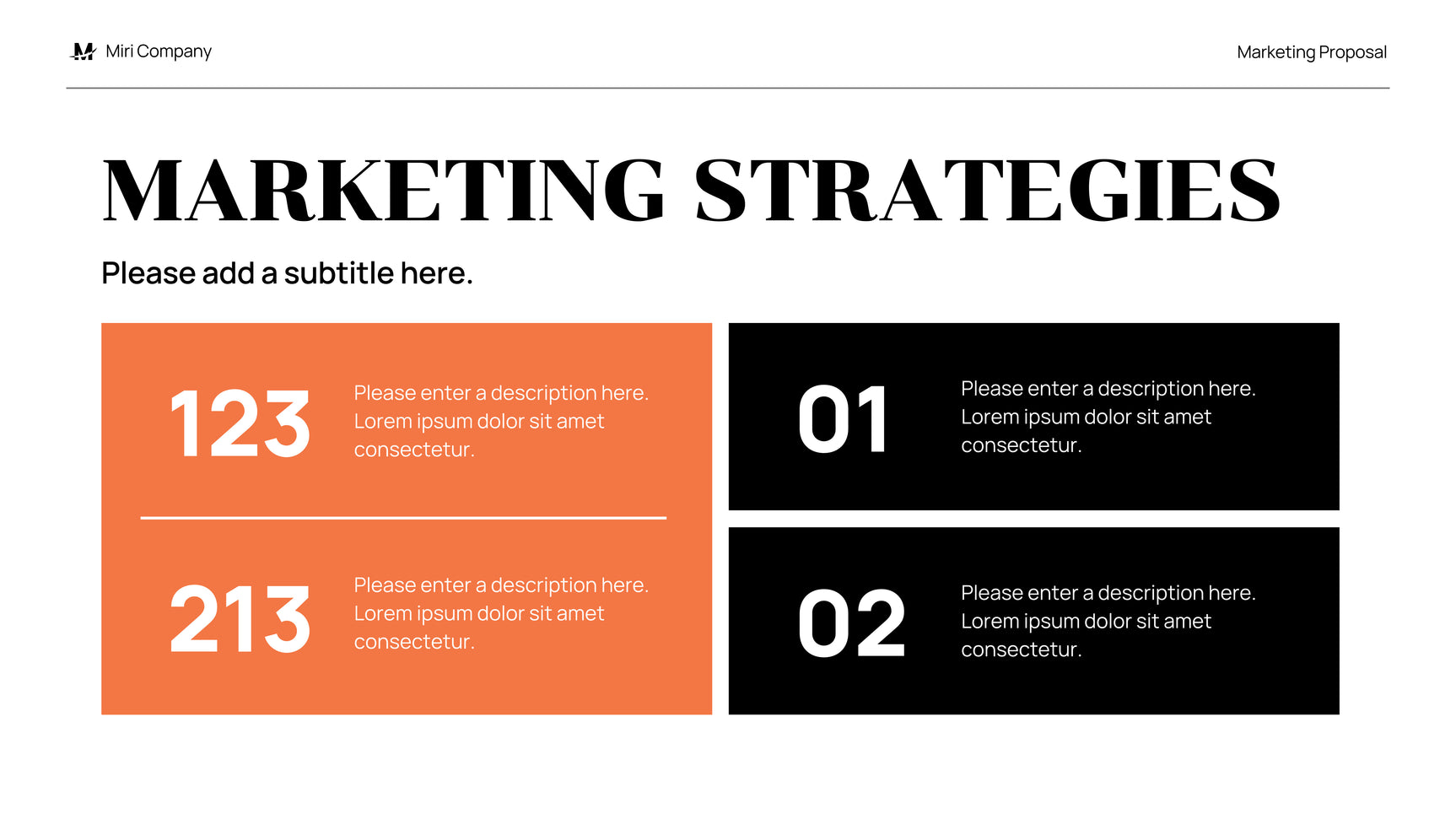 Black Modern Marketing Proposal