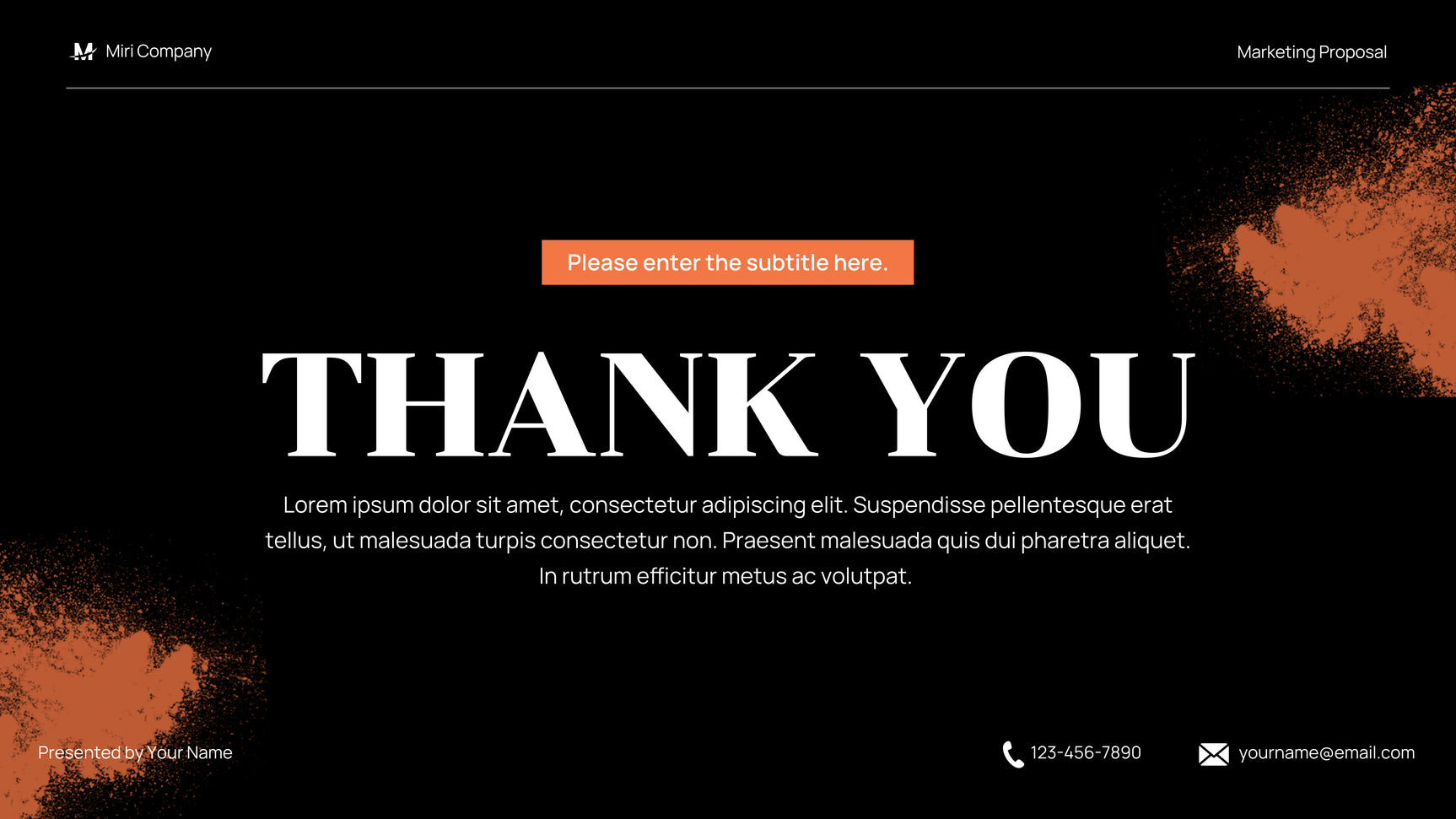 Black Modern Marketing Proposal