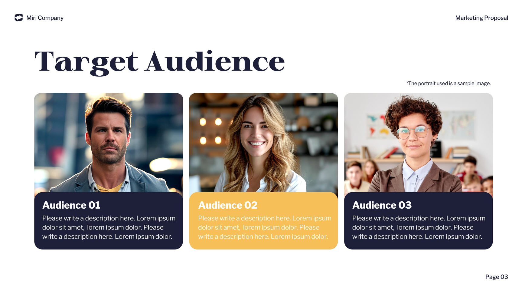 Navy Modern Marketing Document