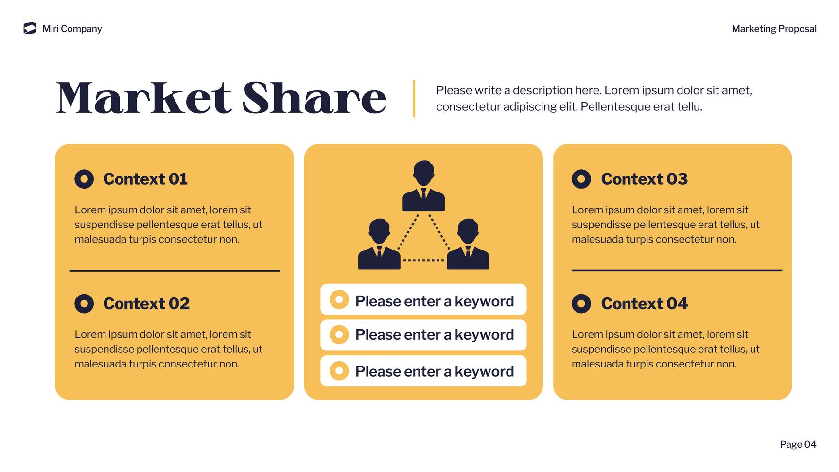 Navy Modern Marketing Document