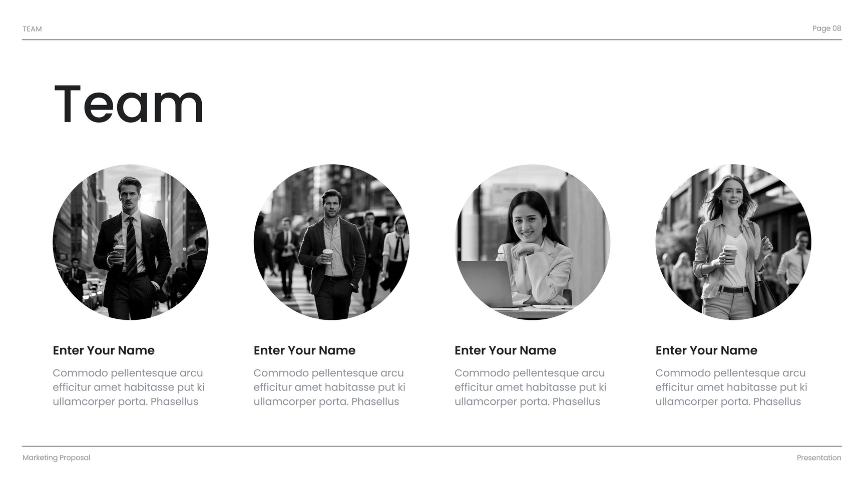 Black Modern Business Presentation