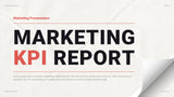 White Modern Marketing Report
