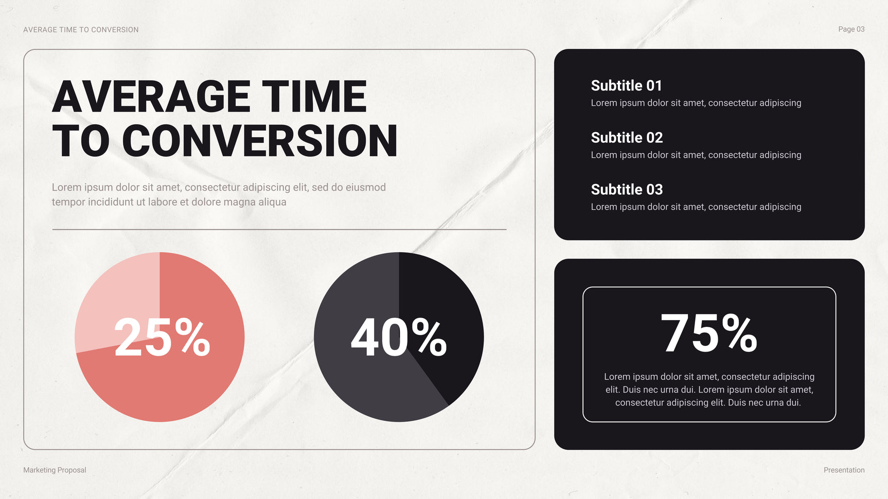 White Modern Marketing Report