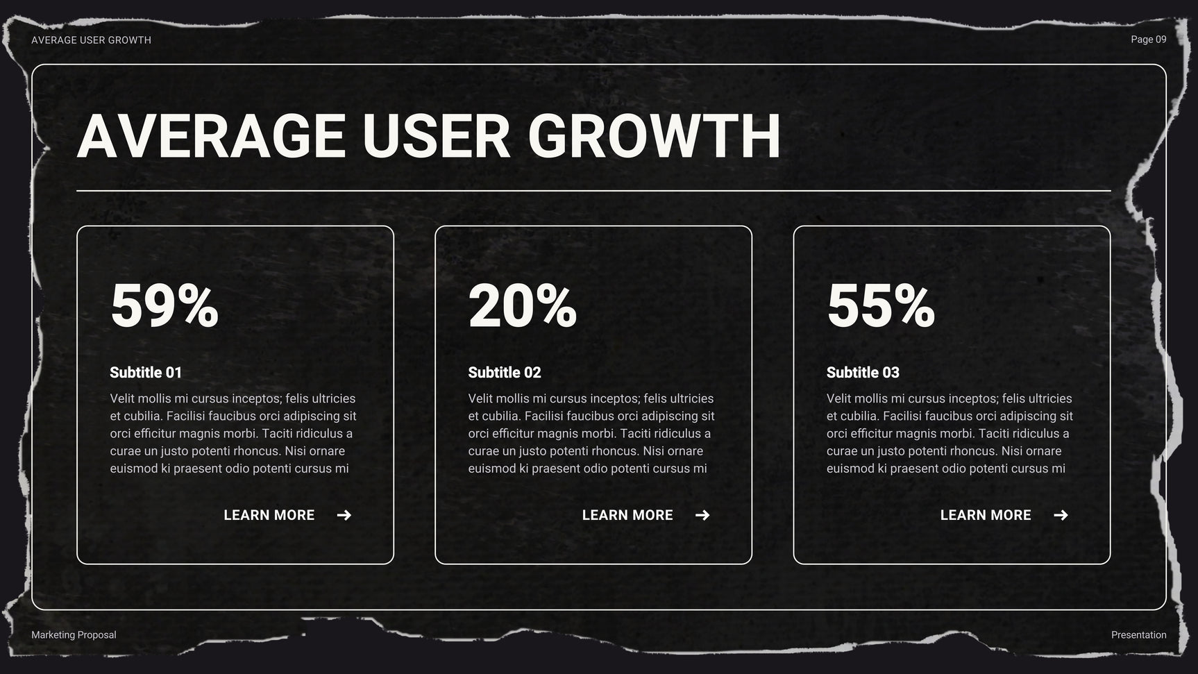 White Modern Marketing Report