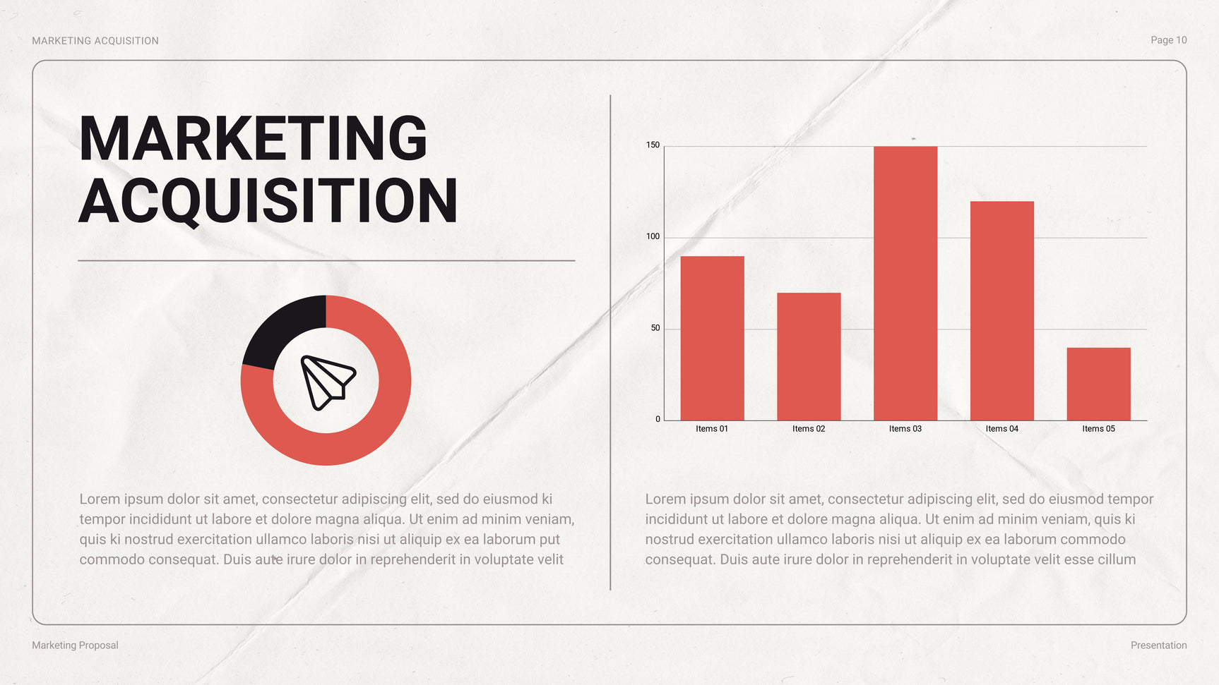 White Modern Marketing Report