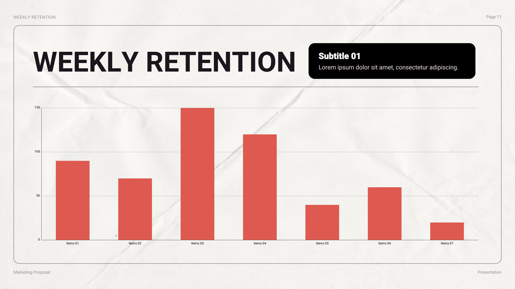 White Modern Marketing Report
