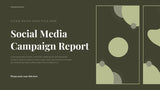 Green Modern Social Media Report