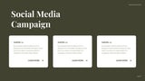 Green Modern Social Media Report